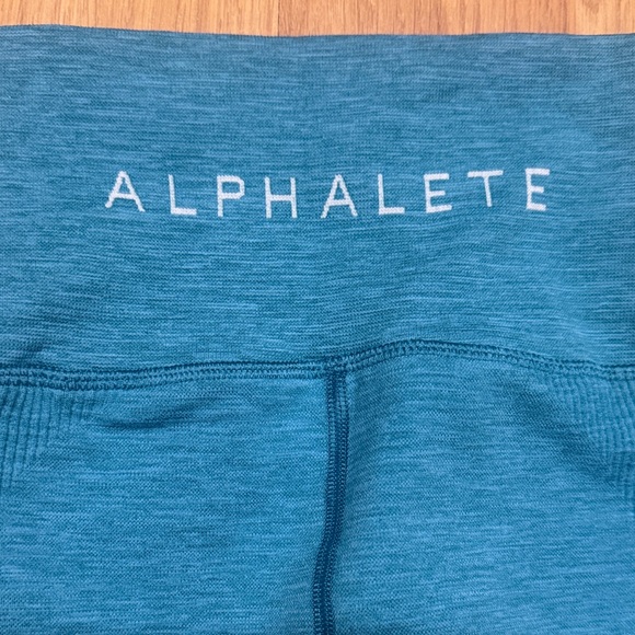 Alphalete Pants - Alphalete size XS turquoise Teal Leggings gym yoga workout pants